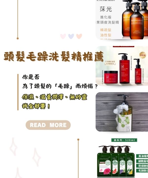 頭髮毛躁洗髮精推薦