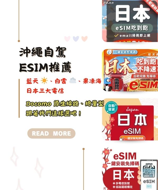 沖繩自駕eSIM推薦