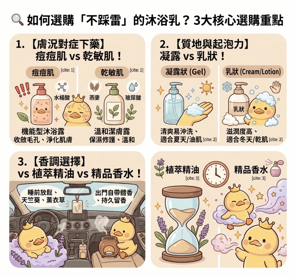 沐浴乳推薦選購重點